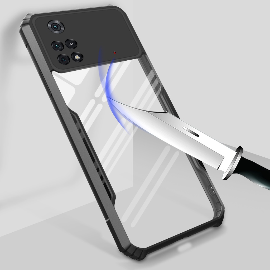 Ốp Điện Thoại Trong Suốt Có Đệm Khí Chống Sốc Cho Xiaomi POCO X4 Pro X3 GT NFC M4 M3 M2 Pro C40 POCOPhone F1 F3