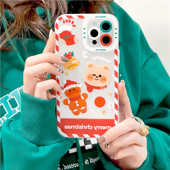 Ốp lưng iphone Quà Noel trong cạnh vuông 6/6plus/6s/6splus/7/7plus/8/8plus/x/xr/xs/11/12/13/pro/max/plus/promax | BigBuy360 - bigbuy360.vn