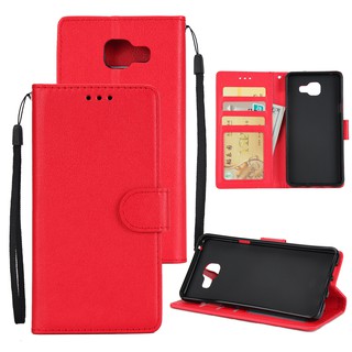 Bao da điện thoại màu trơn đơn giản cho Samsung J7 Prime