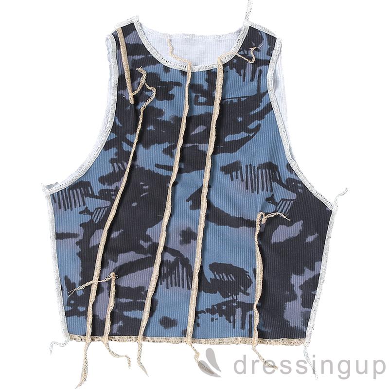 Áo Không Tay Cổ Tròn Dáng Ôm Cá Tính Dành Cho Nữ | BigBuy360 - bigbuy360.vn