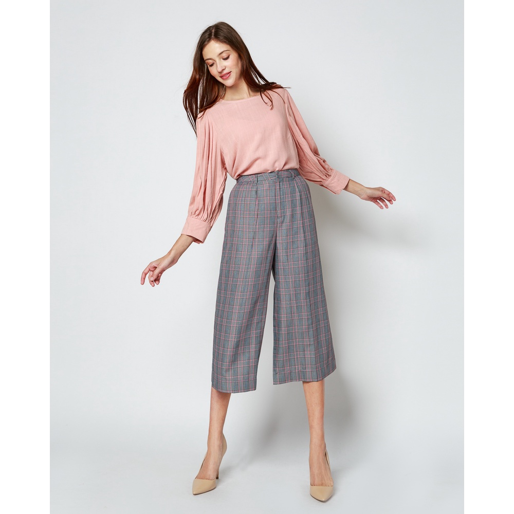 Quần kaki nữ lửng ống rộng - 13005193 J-P Fashion