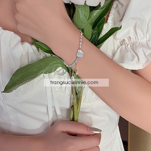 Lắc tay ngọctrai Mây trắng