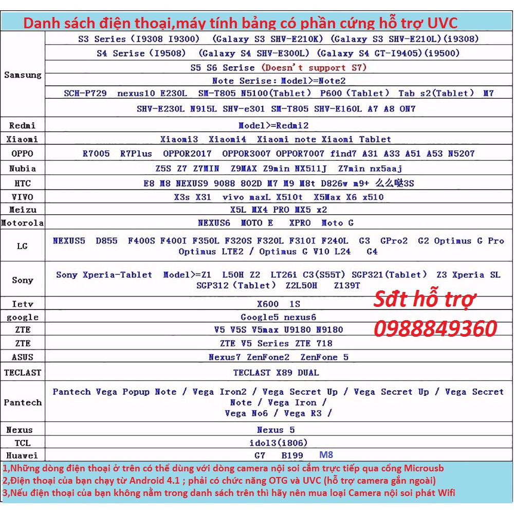 Camera nội soi giá rẻ 8mm / 7mm / 5mm -dài 1m - IP67 (Đen) | BigBuy360 - bigbuy360.vn