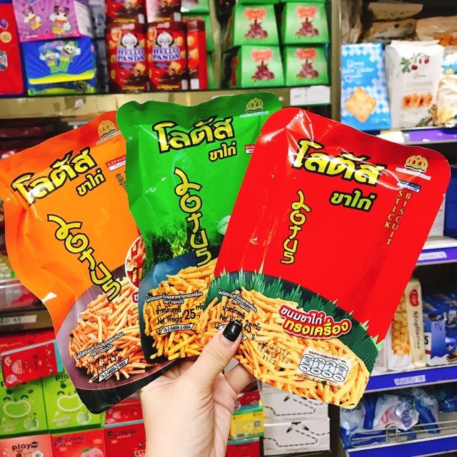 Snack Tăm Thái Bim Bim Que Thái Lan Các Vị 22g