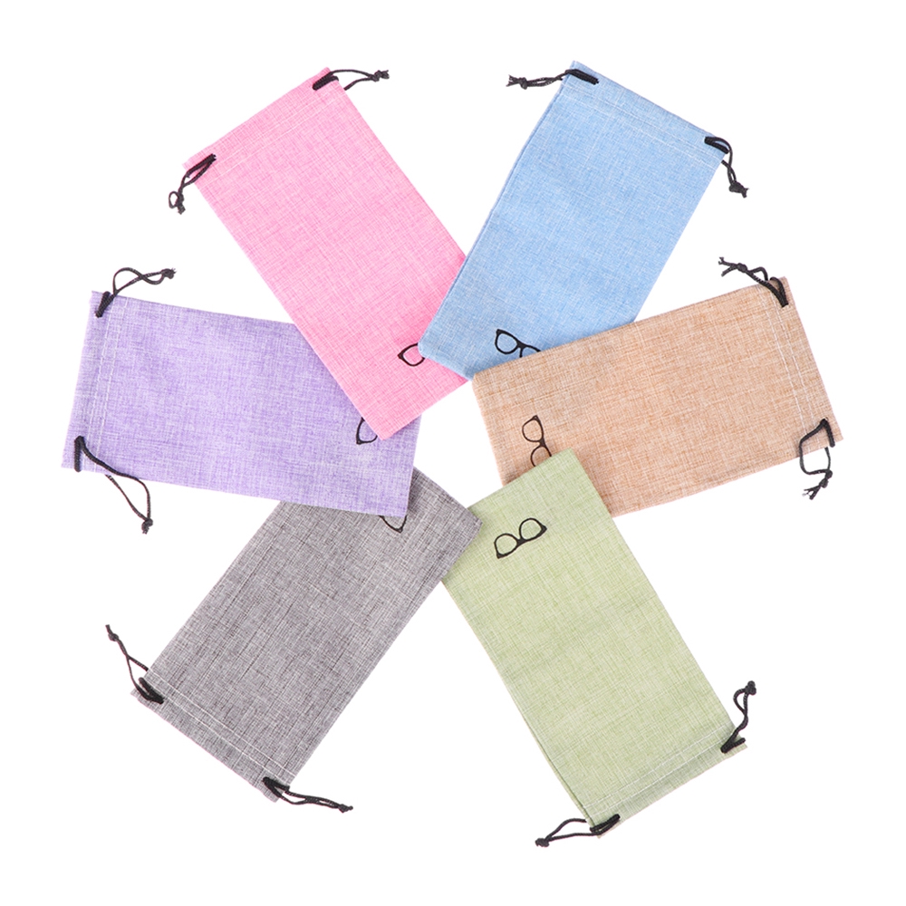 Set 5/10/20 túi đựng kính râm nhiều màu sắc xinh xắn tiện dụng