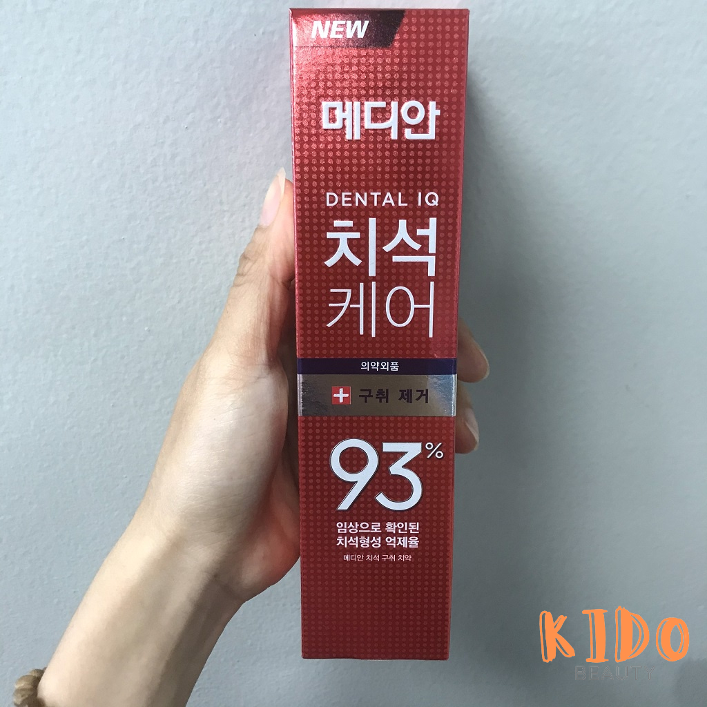 Kem Đánh Trắng Răng Thơm Miệng Median Dental Iq 93% Hàn Quốc 120g