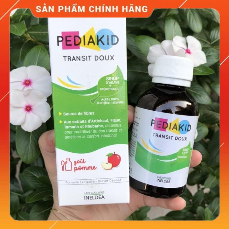 Pediakid táo bón xanh lá Pháp Pediakid Transit doux 125ml chính hãng mẫu mới 2021