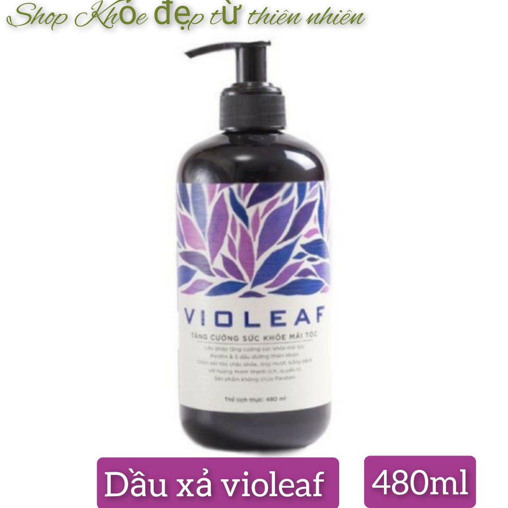 Dầu xả dưỡng tóc từ thảo dược thiên nhiên Violeaf Thái Dương 480ml