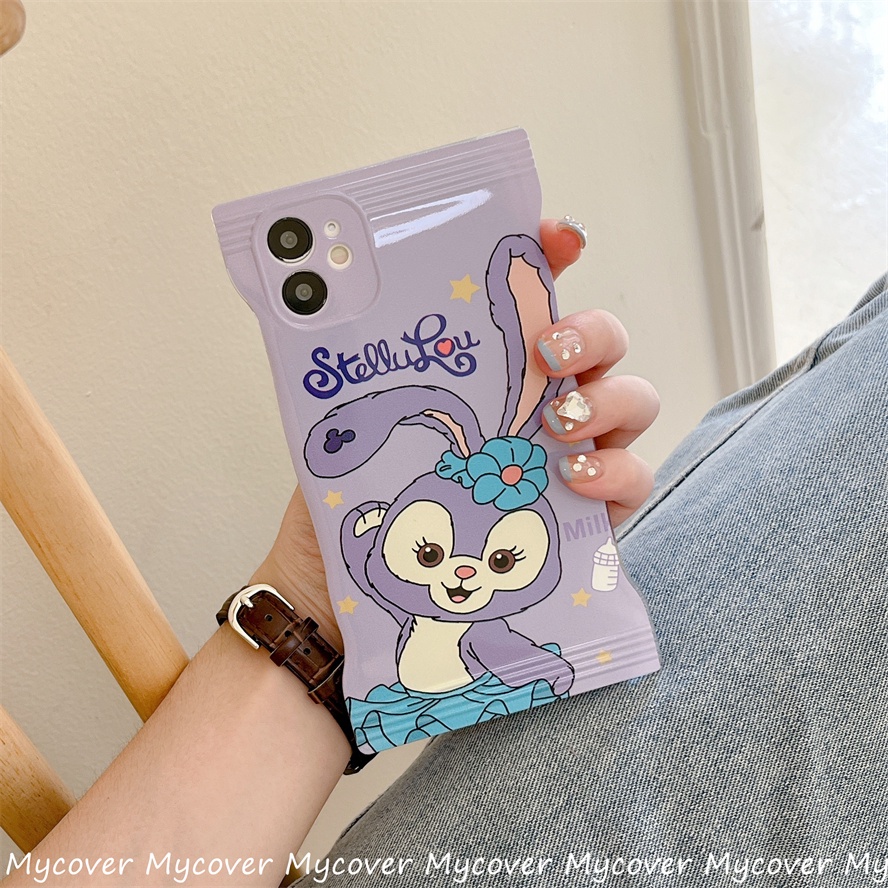 Ốp Điện Thoại Silicon Mềm Họa Tiết Hoạt Hình Màu Kẹo Cho iPhone 14 13 12 11 Pro Max X XR Xs Max 6 7 8 Plus SE 2020