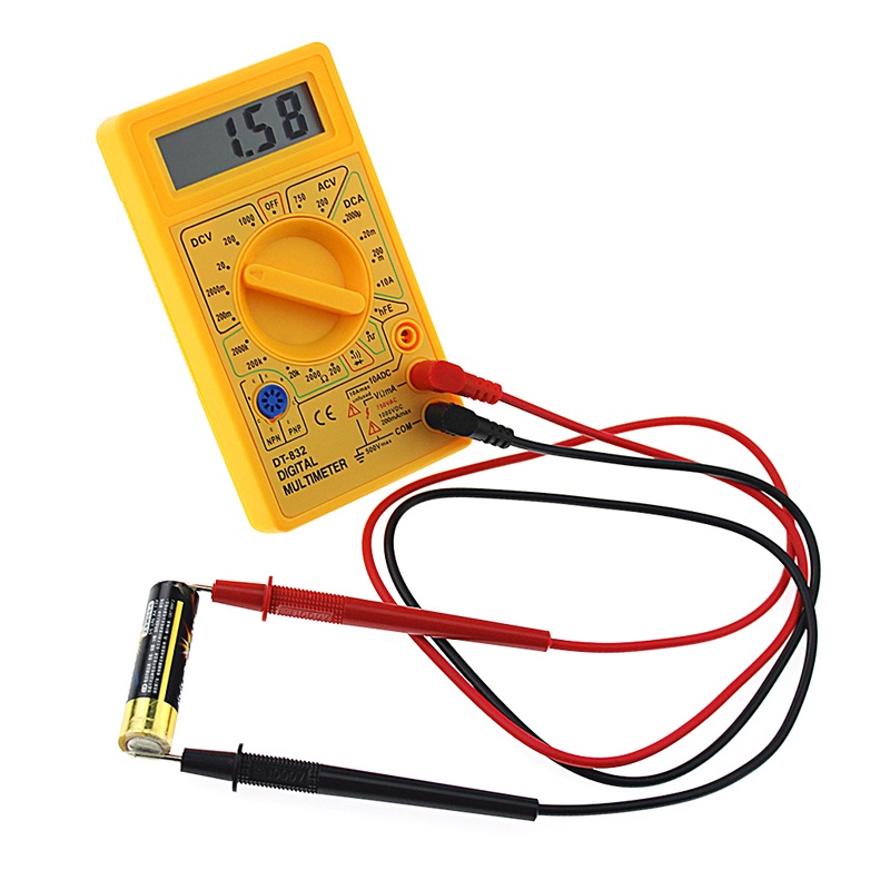 Vạn Năng Kế Kỹ Thuật Số zong DT832 Màn Hình LCD Đa Năng