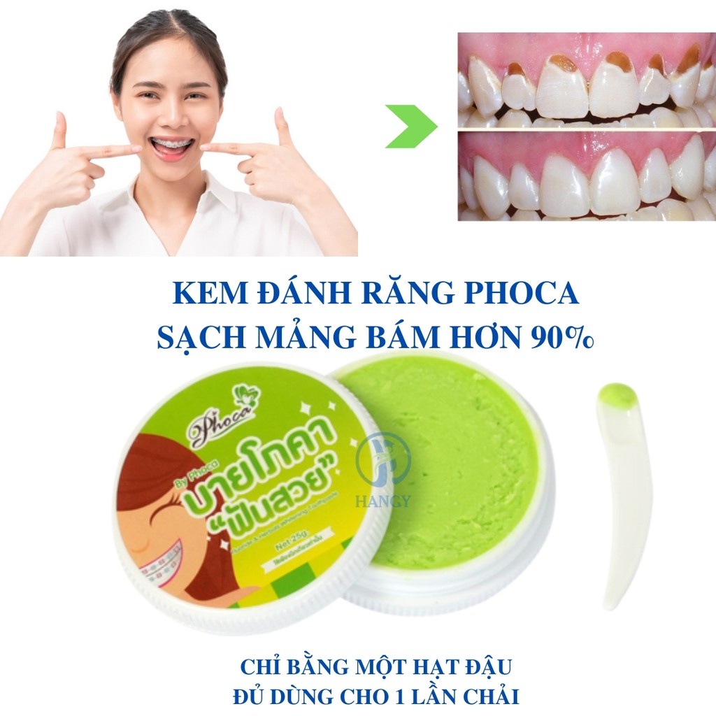 Kem đánh răng thảo dược By Phoca 25g/ Thái Lan