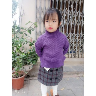 Chân váy dạ cho bé gái