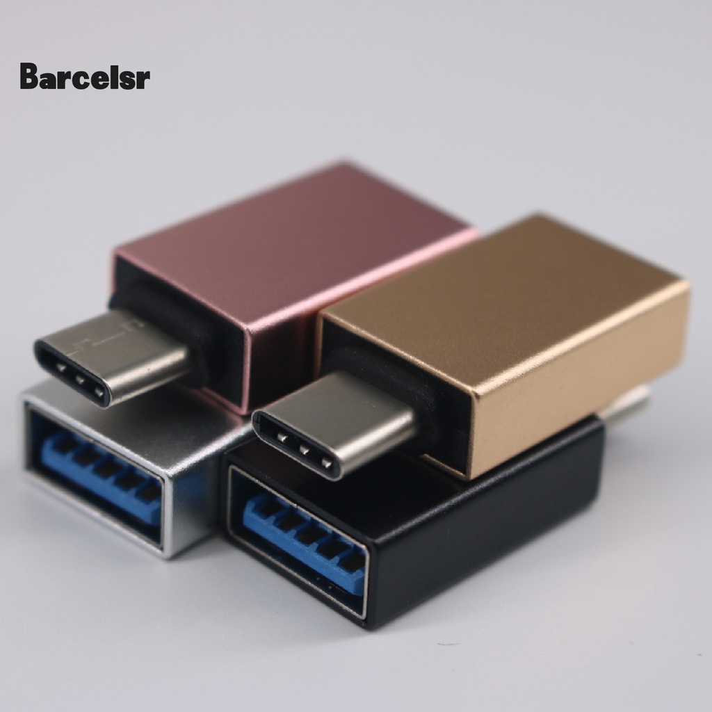 BC Type-C Converter Universal Stable Transmission Metal Portable Multifunctional USB3.0 OTG Adapter for School