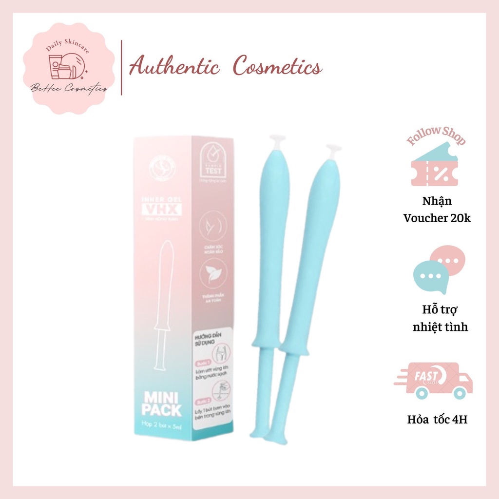 Dung Dịch Vệ Sinh Phụ Nữ Dạng Gel VHX MiniPack - Lẻ 2 Que
