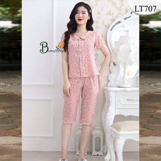 Đồ bộ bộ nữ, bộ quần áo nữ mặc nhà, đồ bộ nữ mặc nhà mẫu lửng đẹp