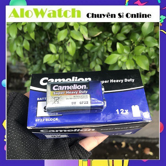 Pin 9V Vuông Camelion - Hộp 12 Viên