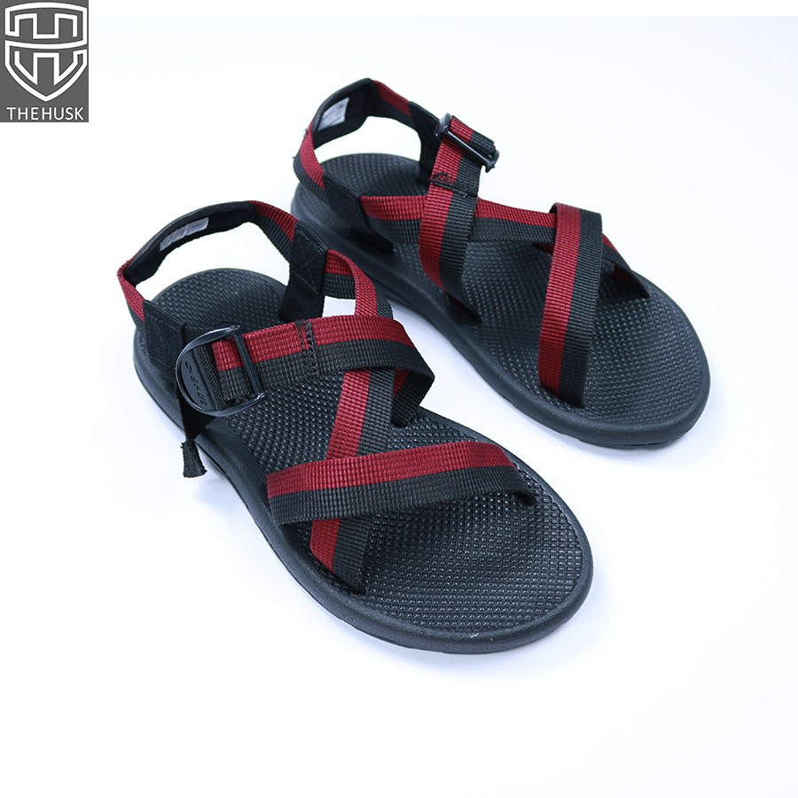 Giày Sandals Unisex HuuCuong & TheHusk Quai Chéo Quai Dù Đế Cao Su - TH5