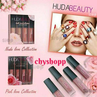 (hàng Mới Về) Son Môi Huda Beauty Dạng Lỏng 4 Trong 1 Màu Lì Quyến Rũ