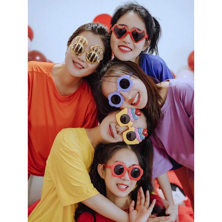 Máy chiếu chúc mừng sinh tạo phông nền chụp ảnh phong cách Hàn Quốc