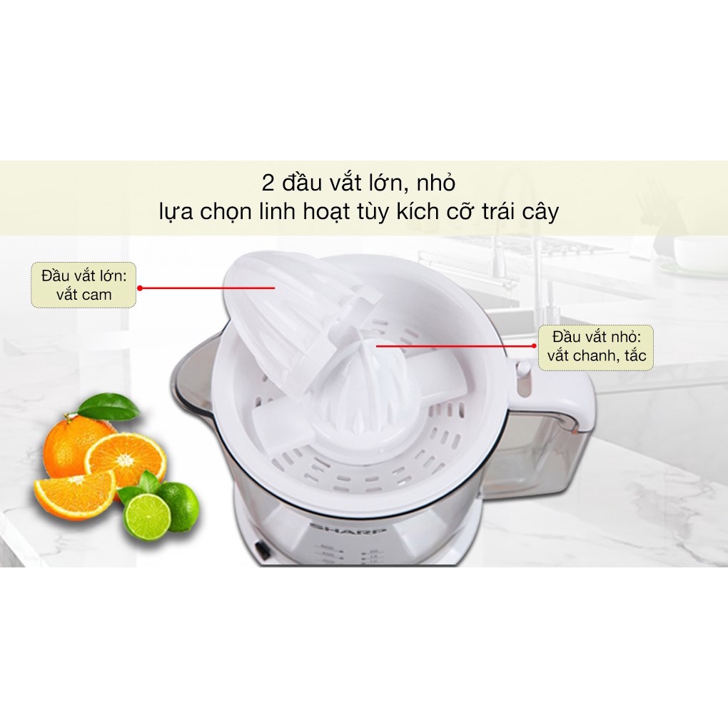 Máy vắt cam Sharp 25W EJ-J256-WH