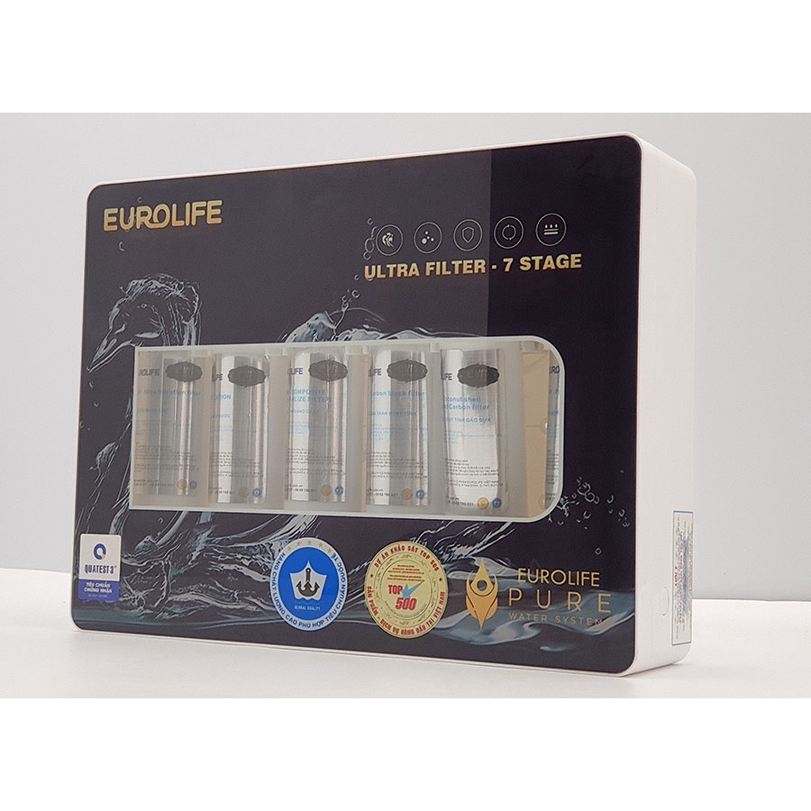 Máy lọc nước uống trực tiếp 7 cấp độ lọc Eurolife EL-UF7 (Gold)