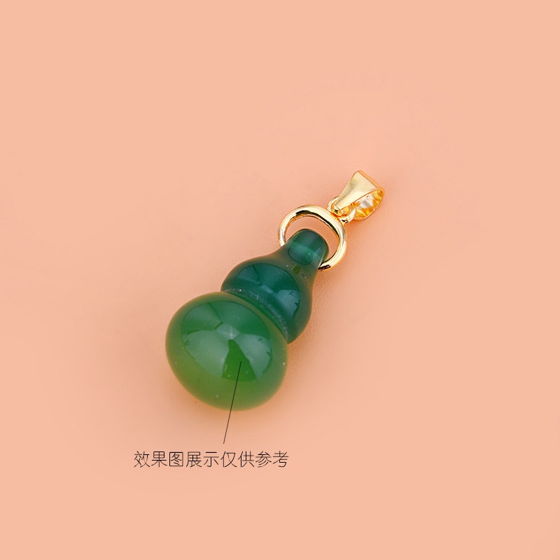 █diy゜ S925 Bạc●Kẹp Mũi Bò Mạ Bạc S925 Đính Đá Ngọc Bích Làm Trang Sức diy