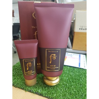 Kem tẩy trang chống lão hóa Whoo (Whoo Esential Moisturizing Cleanser special set) 2 sp