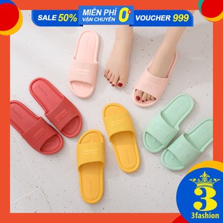 Dép Đi Trong Nhà Unisex Sweet Love Nhựa Dẻo Nhẹ Đi Nước Chống Trơn - 3233W