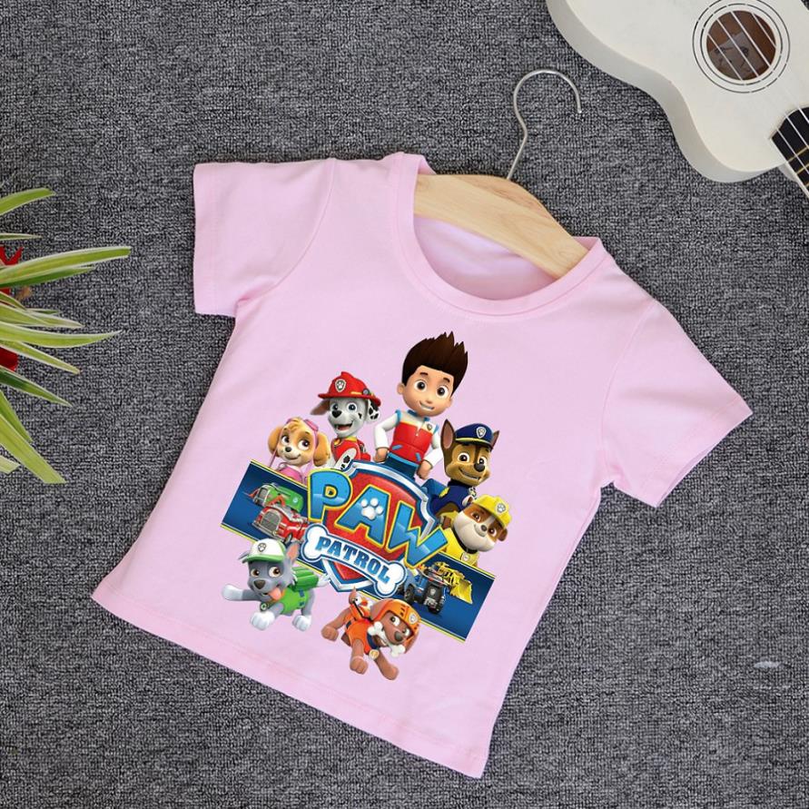 Áo Thun Đội Chó Cứu Hộ Paw Patrol Cho Bé Trai Bé Gái