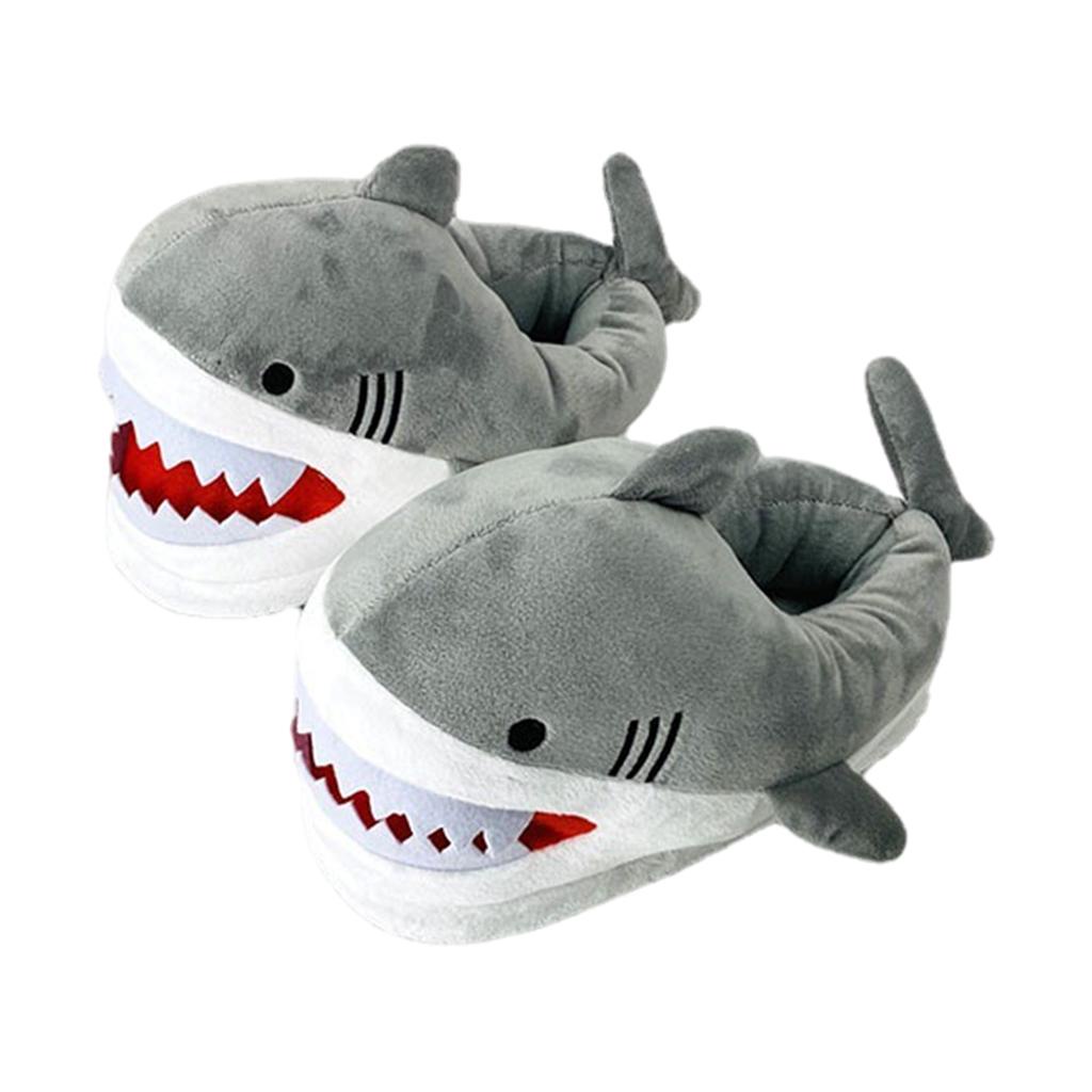 Dép Bông Đi Trong Nhà Hình Cá Mập Dễ Thương