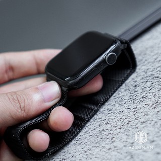 Skin Chống Xước Đồng Hồ Apple Watch Màu Đen Xước
