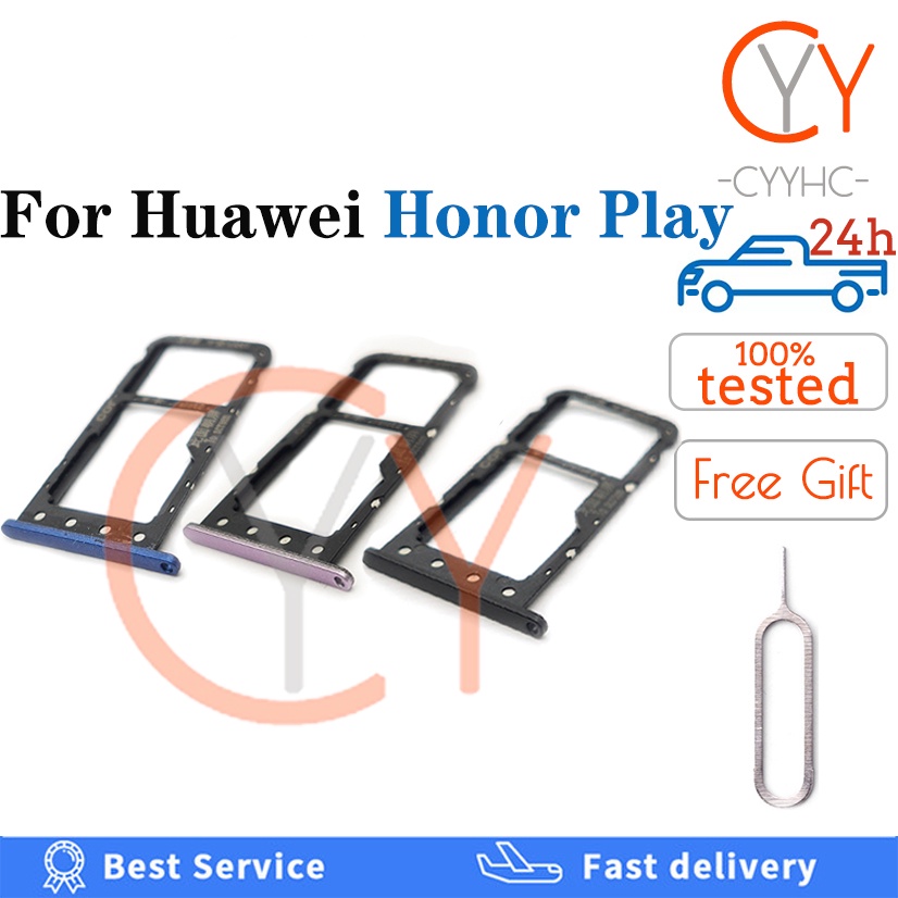Khay Đựng SIM / Thẻ SIM Điện Thoại Một / Hai Ngăn Thay Thế Cho Huawei Honor Play COR-L29 SIM