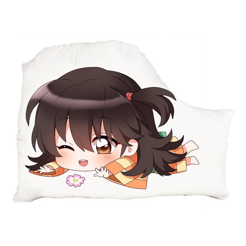 (NẰM) Gối ôm in hình nhân vật INUYASHA KHUYỂN DẠ XOA anime chibi tiện lợi xinh xắn êm ái
