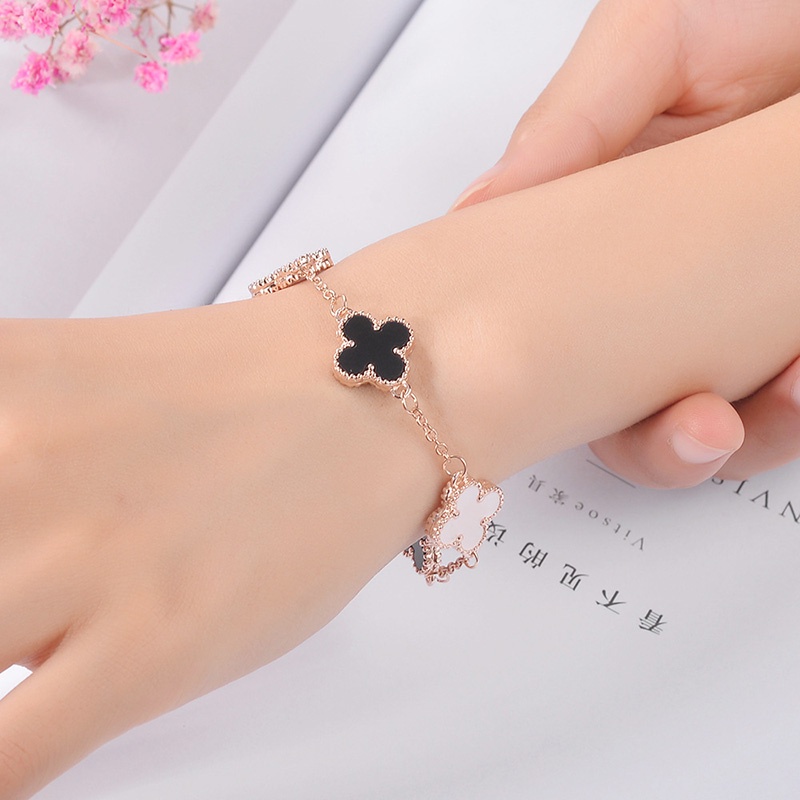 Set 10 Vòng Tay Vòng cổ Mặt Cỏ Bốn Lá