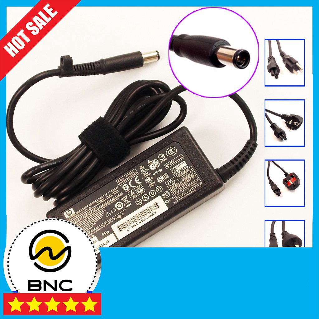 [ZIN] Sạc laptop HP thông số 18.5V-3.5A (65W) chân to