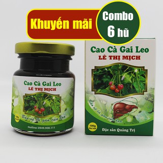 Combo Khuyến mãi 6 Hũ Cao Cà gai Leo Quảng Trị