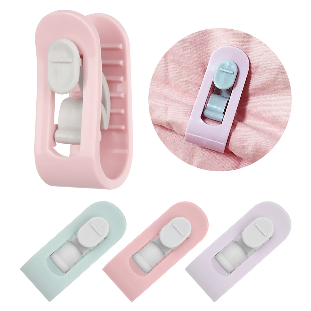 Set 4 Kẹp Cố Định Ga Trải Giường Chống Trượt Tiện Dụng Nhiều Màu Sắc