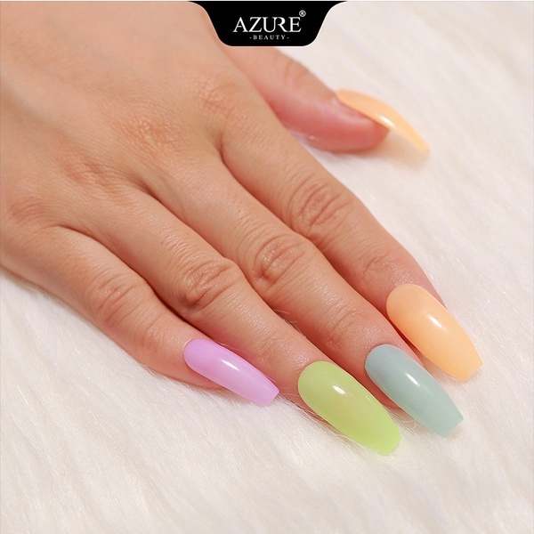 Bột trang trí móng tay MODELONES màu sắc dạ quang 10g