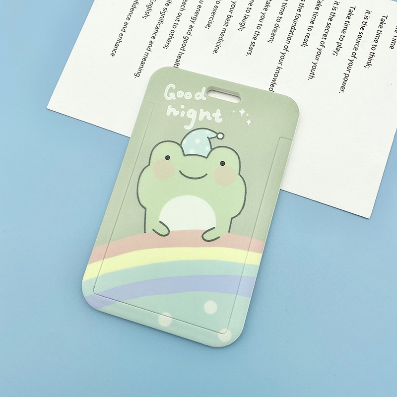 Bao Đựng Thẻ ID Họa Tiết Hoạt Hình Dễ Thương