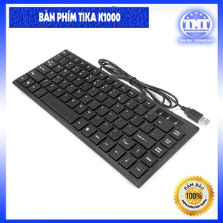 Bàn phím mini Tika K1000 siêu nhỏ gọn tiện lợi sử dụng trơn tru TMT