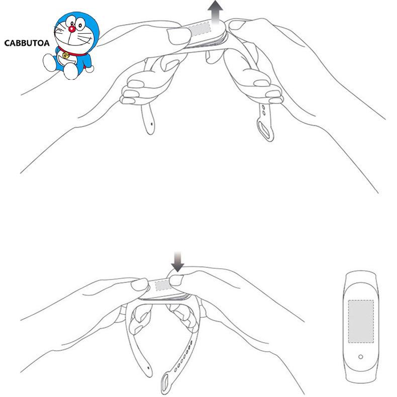 Dây Đeo Cổ Tay Thay Thế Linh Hoạt Chống Nước &amp; Mồ Hôi