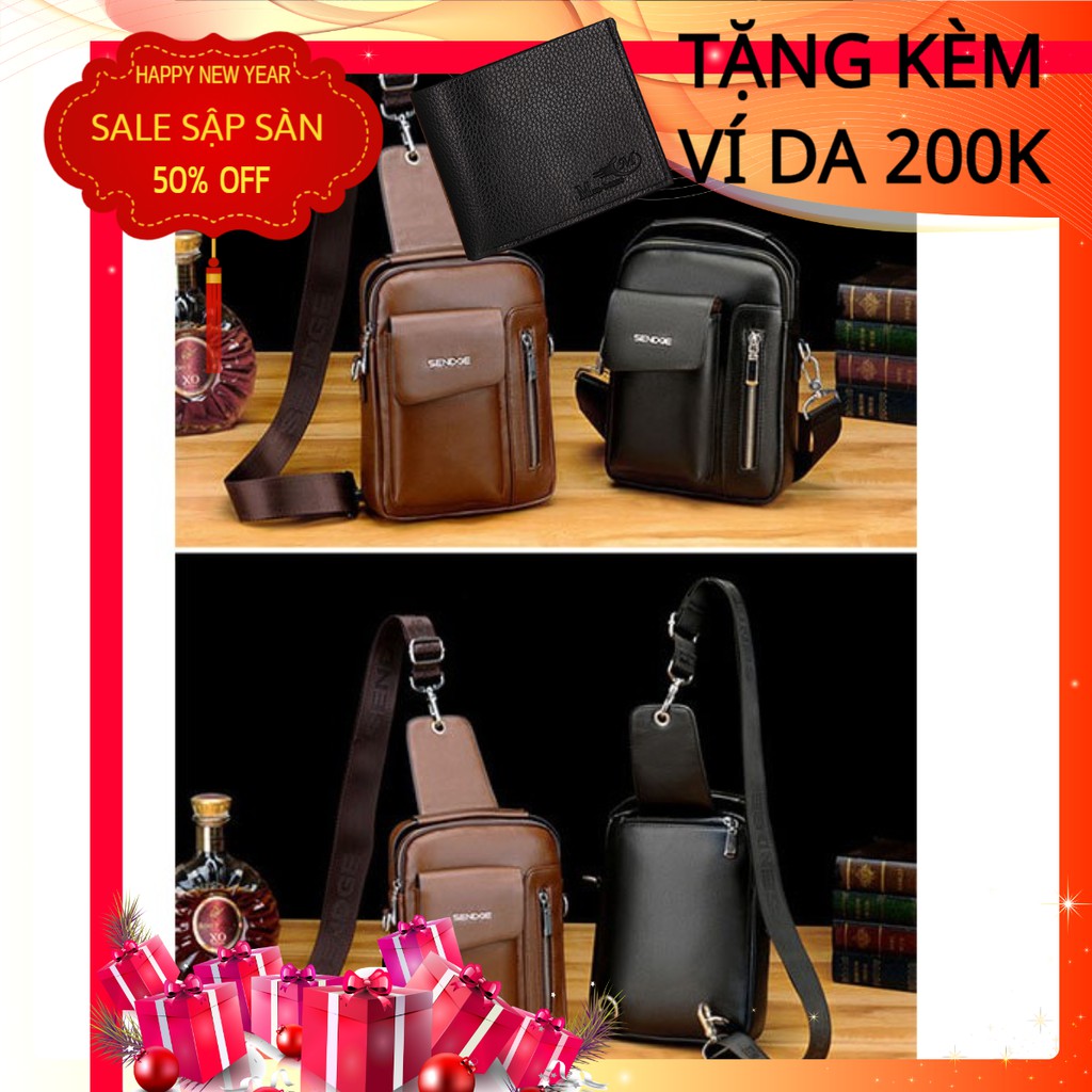 XẢ KHO TÚI DA ĐEO CHÉO P078 - THỜI TRANG - NĂNG ĐỘNG - CÁ TÍNH