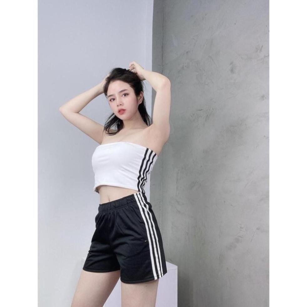 Áo Ống Cotton Trắng Đen Thời Trang Thể Thao