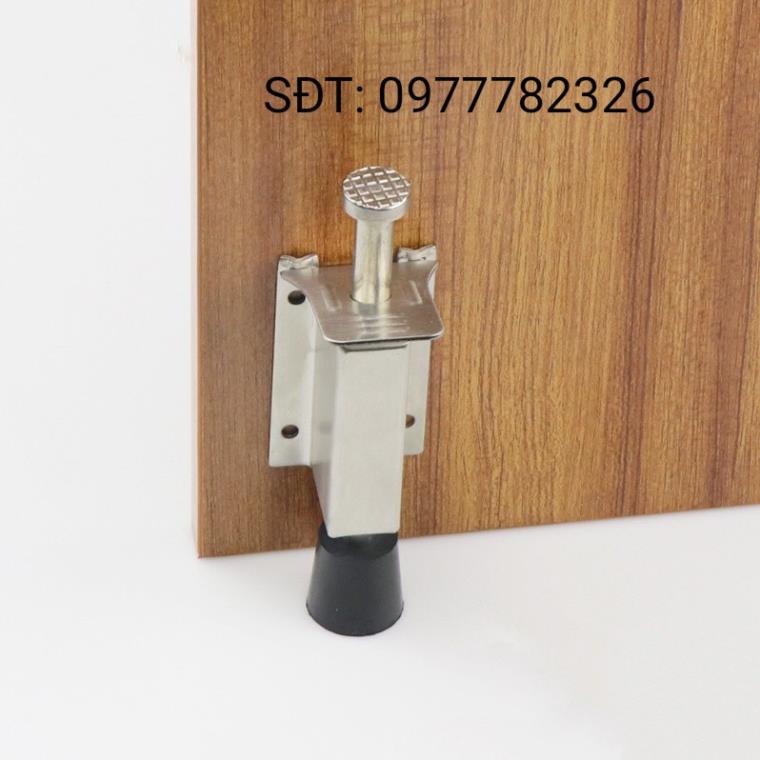 Chặn cửa chốt bấm 2 chiều, chặn cửa chân đạp, chống gió cửa - Đồ Dùng Gia Đình.