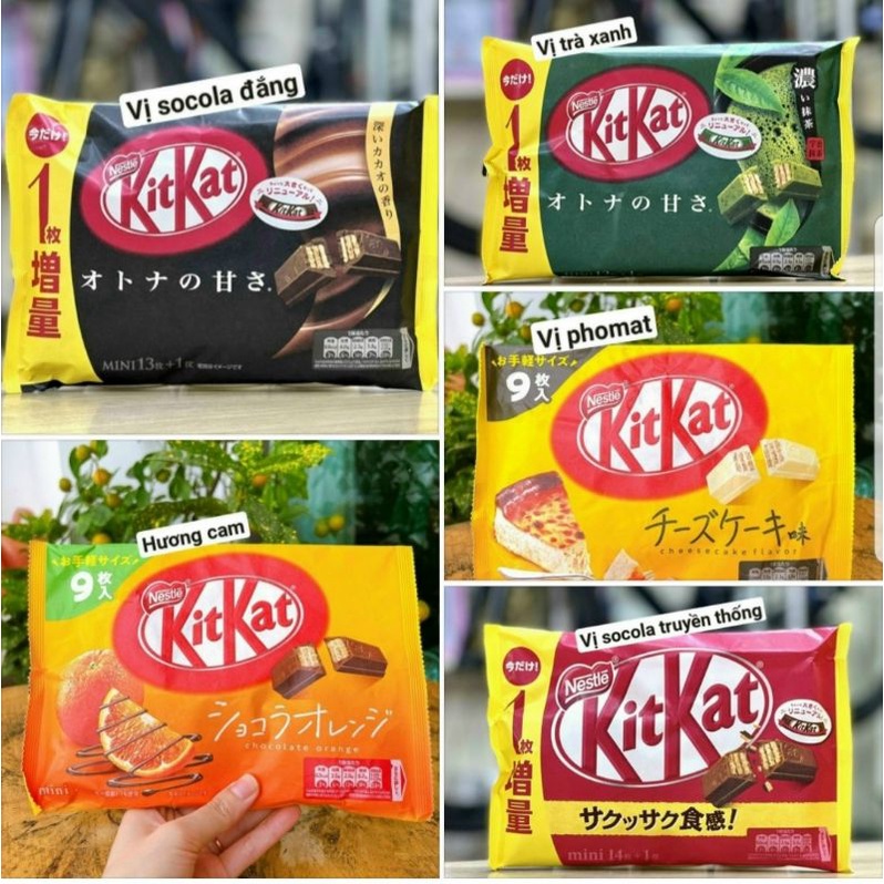 "Date 8/2024" BÁNH SOCOLA KITKAT NHẬT BẢN
