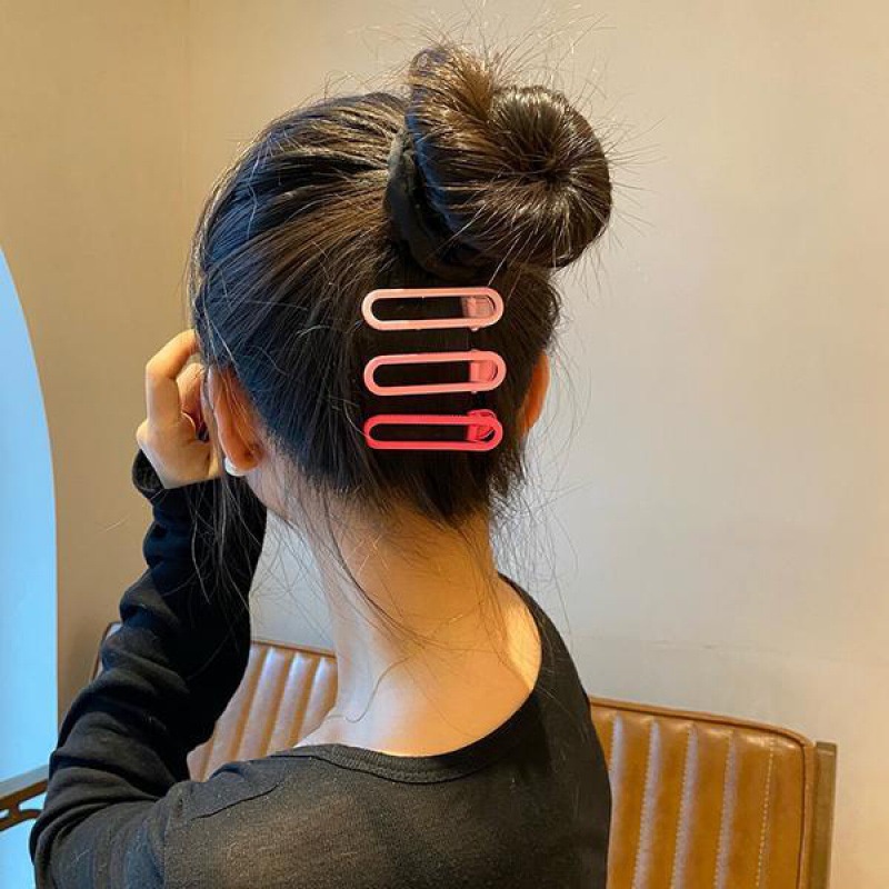 Kẹp Tóc Nữ Màu Nhám Siêu Mỏng 2022