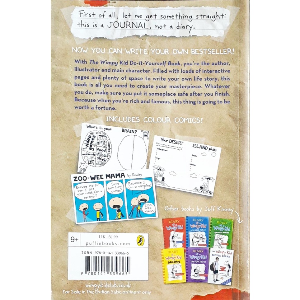 Truyện Tiếng Anh: Diary Of A Wimpy Kid: Do-It-Yourself