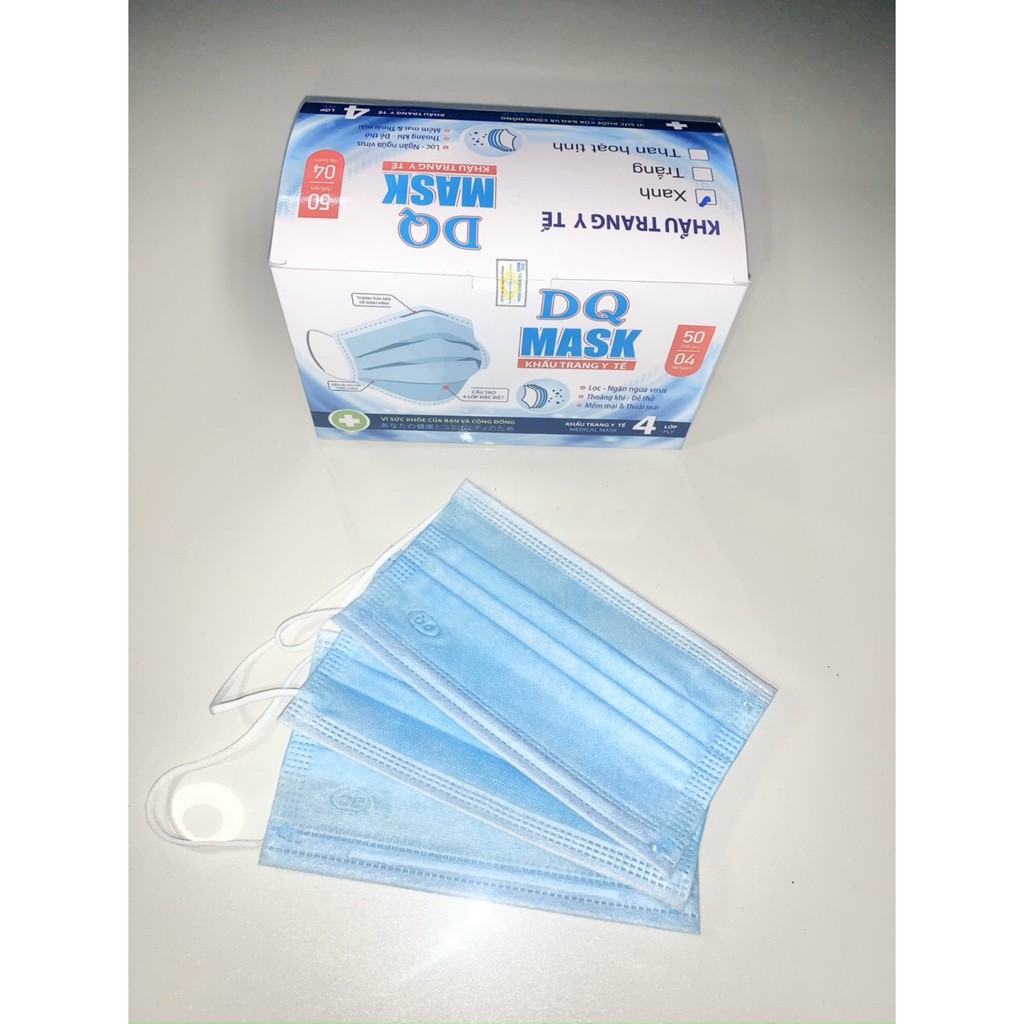 ( HỘP ) 50 CÁI KHẨU TRANG Y TẾ 4 LỚP ( TỔNG KHO GIA DỤNG GIÁ RẺ ) | BigBuy360 - bigbuy360.vn