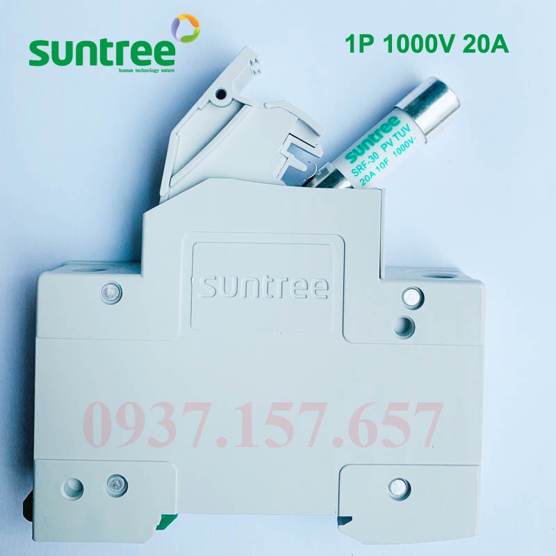 Cầu chì suntree 1P 15A,20A,32A 1000VDC SRD-30 cho năng lượng mặt trời