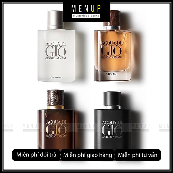 Nước hoa nam Giogio Armani Acqua Di Gio (pour homme, absolu, profumo, profondo) full size | BigBuy360 - bigbuy360.vn